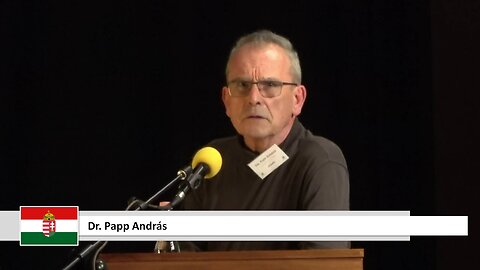 Dr. Papp András előadása a VI. Nemzetközi Béke- és Egészségkonferencián