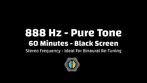🔊 888 Hz Pure Tone | Abundance, Flow & Energetic Expansion | 60 Minutes | Black Screen | Stereo