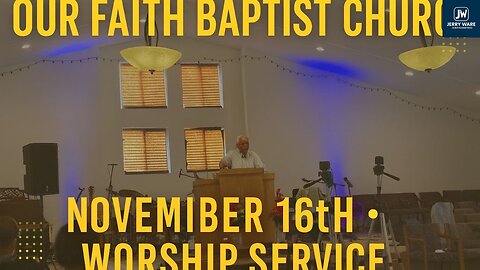 Our Faith Baptist Church 🙏 | November 2, 2025 Online Worship Service | Sunday Praise & Message ✨