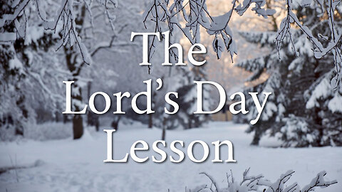 The Lord's Day Lesson: Your Commitment Needs to Be More