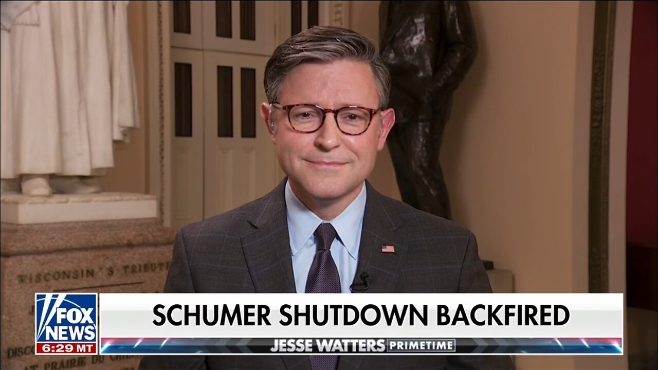 Speaker Johnson: Dems Want Govt Spending Back