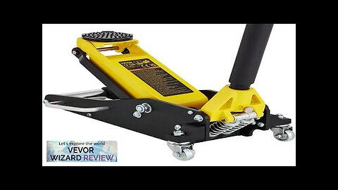 VEVOR 1.5 Ton Low Profile Aluminum Steel Racing Floor Jack Dual Pump Review