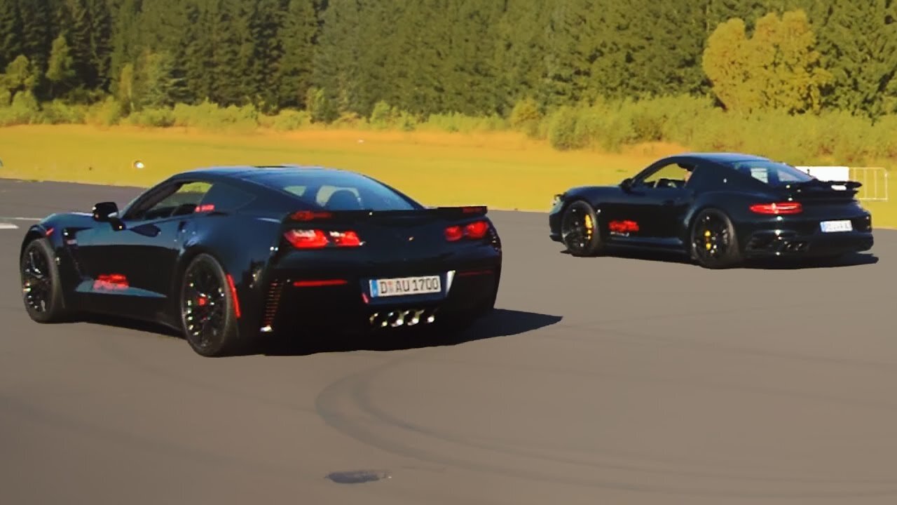 Corvette C7 MF-RS750 Trackday Porsche 911