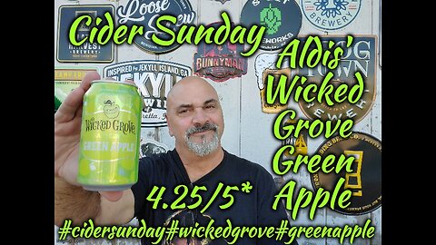 Cider Sunday: Aldis' Campfire Box Wicked Grove Green Apple Hard Cider 4.25/5*