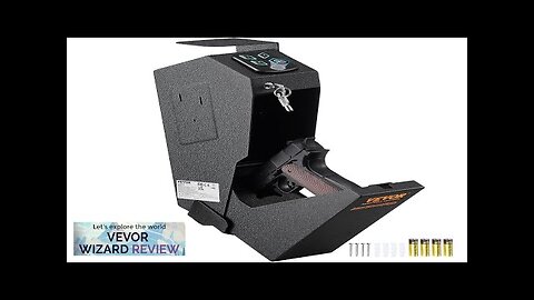 VEVOR Mounted Gun Safe for Pistols Biometric Gun Safe with Three Quick Review