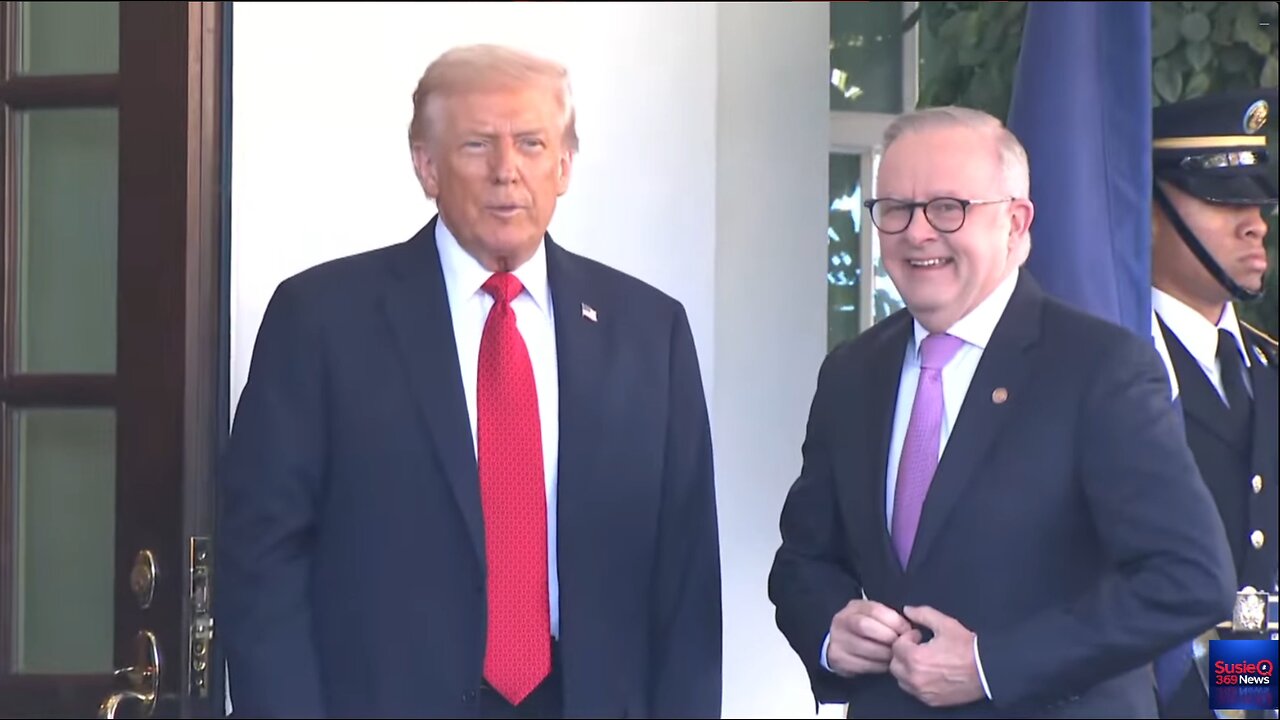 President Trump Greets Australian Prime Minsiter