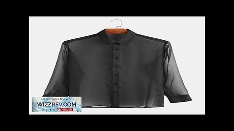 Mens Fashion Single Breasted Pure Color Long Sleeve Casual Shirts Black Review