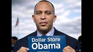 Lonesome Loser: Hakeem Jeffries Looks Abandoned Where He Claims America Stands With Dem Party