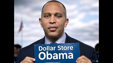 Lonesome Loser: Hakeem Jeffries Looks Abandoned Where He Claims America Stands With Dem Party