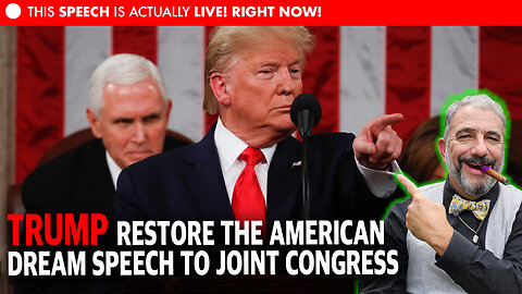 Trump Restore The American Dream Speech To Joint Congress Hosted by Mike Church