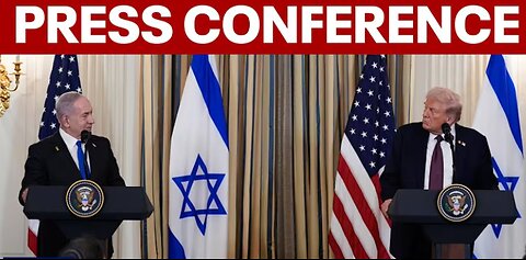 President Trump Holds A Press Briefing With Israeli Prime Minister Benjamin Netanyahu