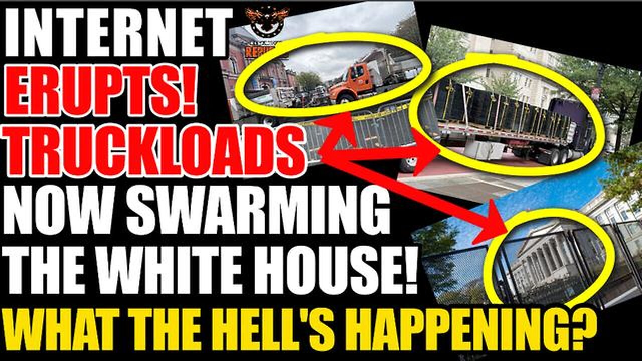 Internet Erupts! Truckloads Now Swarming The White House! What The Hell’s Happening?