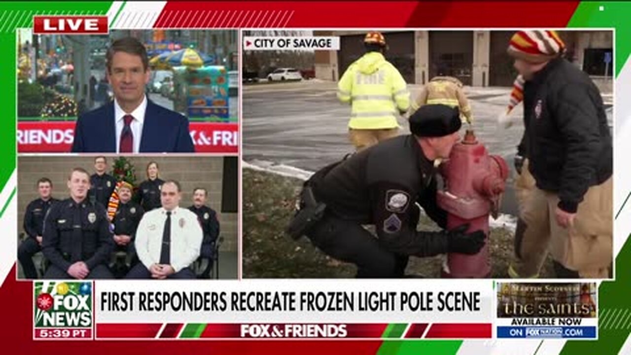 First responders go viral for &apos;A Christmas Story&apos; parody