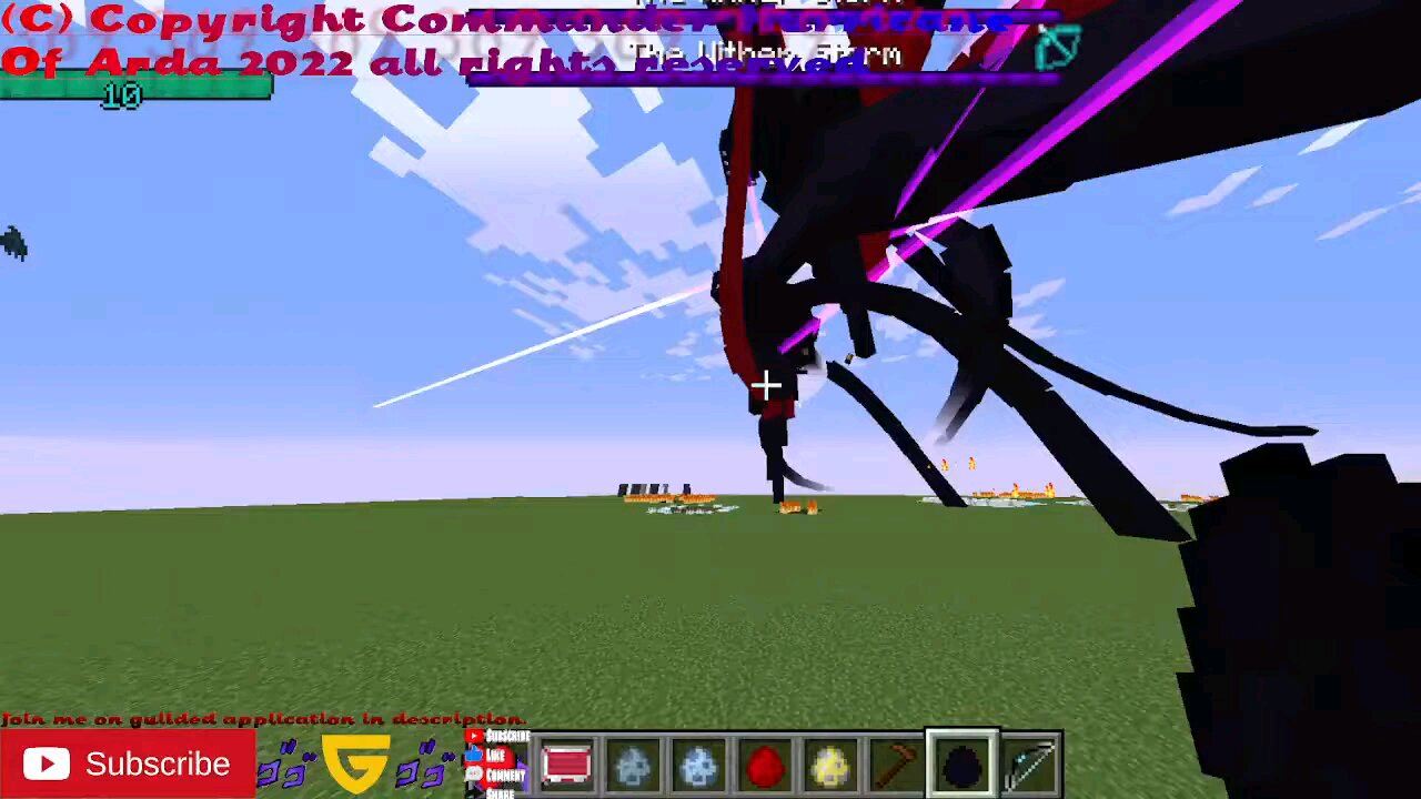 Minecraft mob battle wither storm vs himself