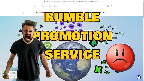 Rumble Channel Promotion....Don't do what I did!