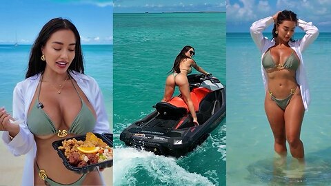 Beach Day Vibes- Trying Conch & Jet Ski Adventures! 🏖️🌊 