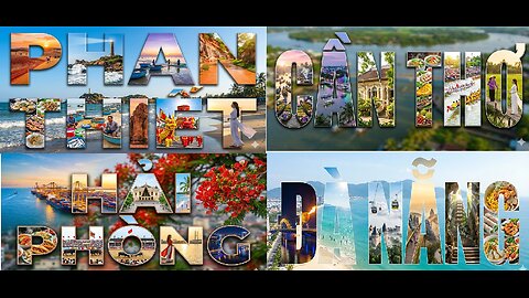 [AI Products]: Trang trí phông chữ cho tỉnh thành, và thành phố Việt Nam- Font decoration Vietnam