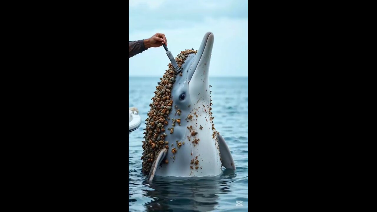 Most satisfying dolphin Barnacles