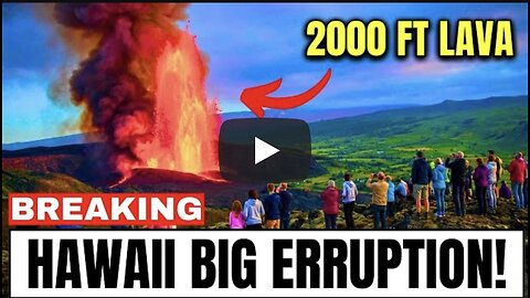 Hawaii's Kilauea RECORD Breaking ERUPTION — 2,000-Foot Lava TOWERS as Hawaii's Changes Accelerate