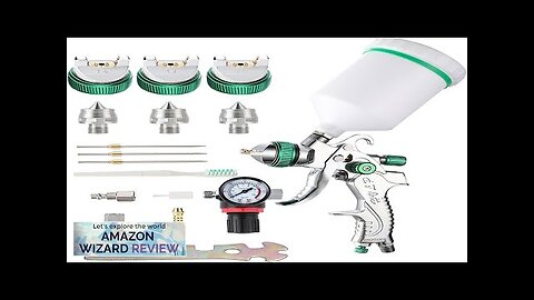 Professional HVLP Spray Gun Set Gravity Feed Air Spray Gun with 1.4 Review