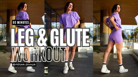 try this 60 minute LEG & GLUTE workout 🔥 