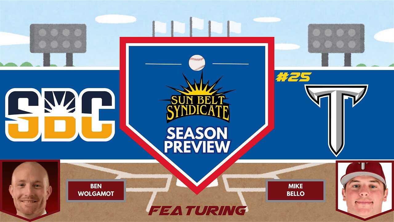 Troy Baseball Preview 2025 ft Associate Head Coach Ben Wolgamot & OF Mike Bello