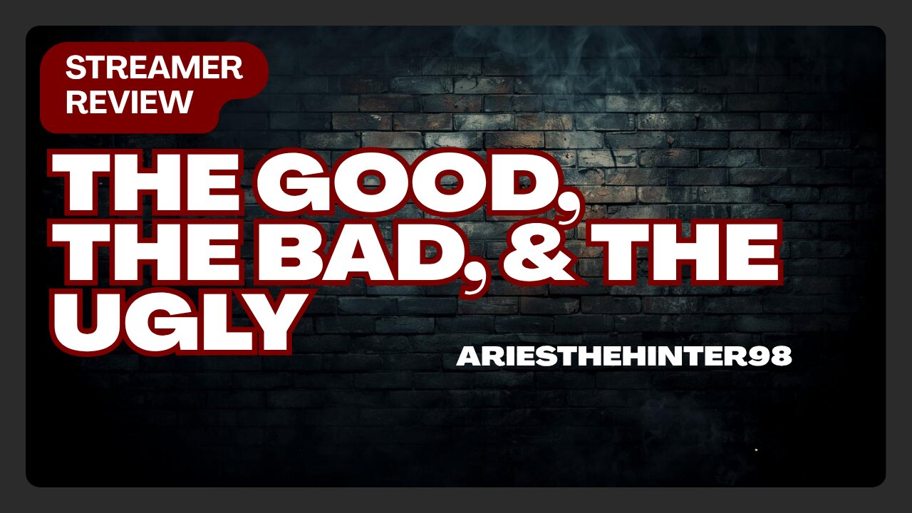 Small Streamer Twitch Channel Review - The Good, The Bad, & The Ugly: Ariesthehinter98