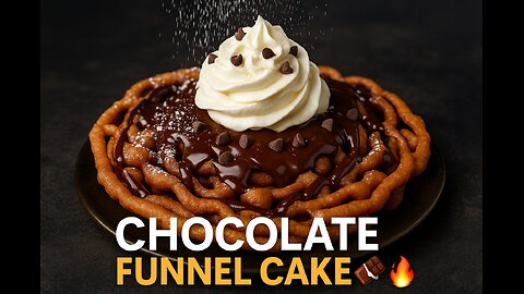 Chocolate Funnel Cake Madness – FlavorVille Fair Style 🍩🍫🔥