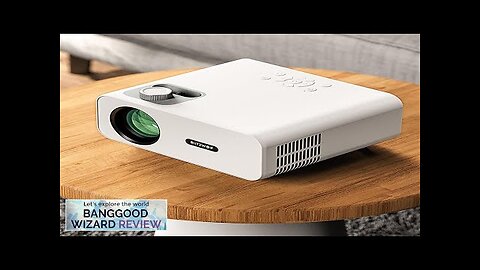 BlitzWolf® BW-V5 LED Projector Physical 1080P Resolution 9000 Lumens Bluetooth 5.0 Portable Review