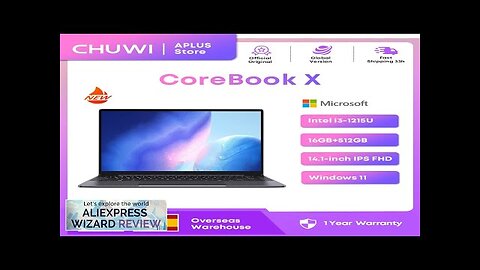 CHUWI CoreBook X Gaming Laptop 14.1 inch FHD IPS Screen 16GB RAM Review