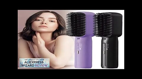 Portable Cordless Wireless Mini Hair Straightener Wireless Hot Comb Straightening Hair Review