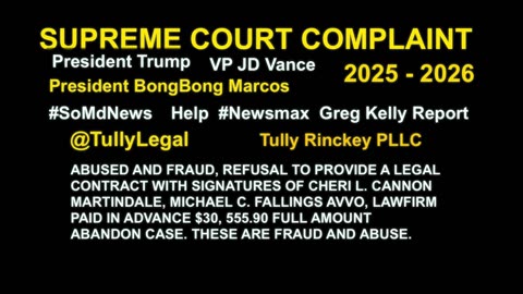 Tully Rinckey PLLC / Manila Bulletin / Newsmax Greg Kelly Reports / President Trump