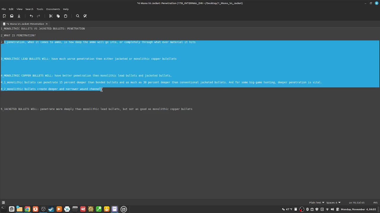 76_Mono Vs Jacket: Penetration