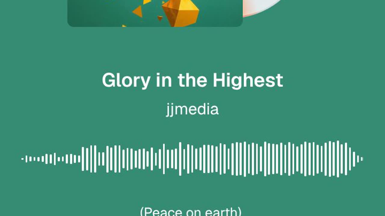 Glory in the Highest Luke 2:14