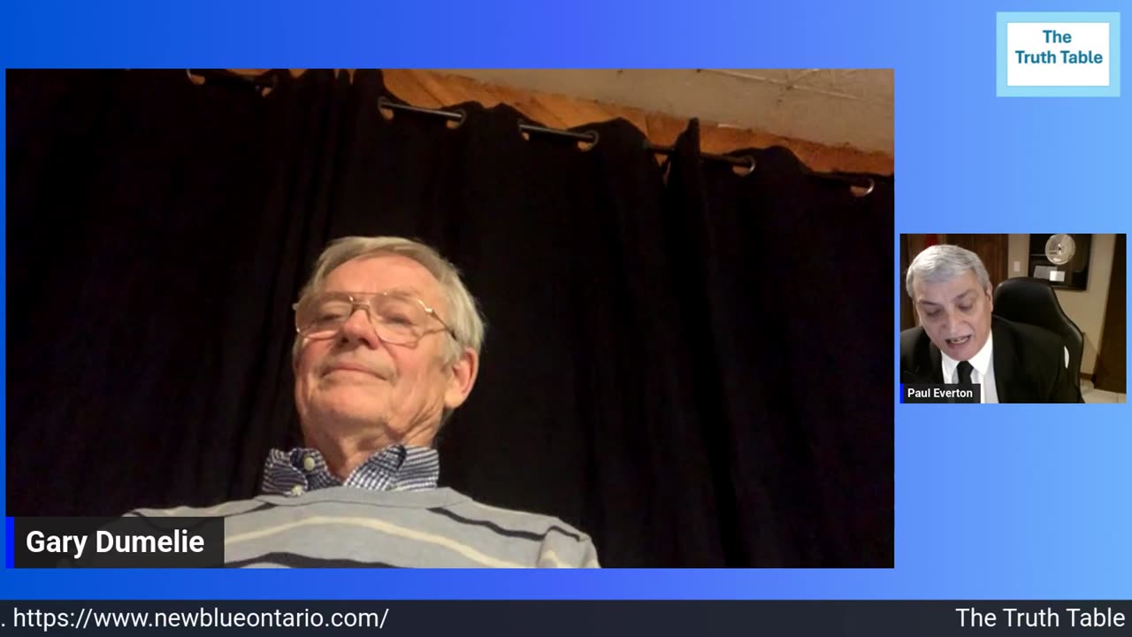 The Truth Table EP 52: Gary Dumelie New Blue candidate for Niagara Falls