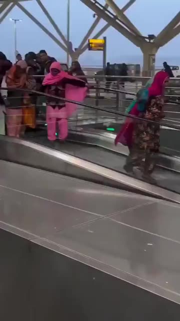 The third world just keeps arriving in Ireland. Dublin Airport arrivals.