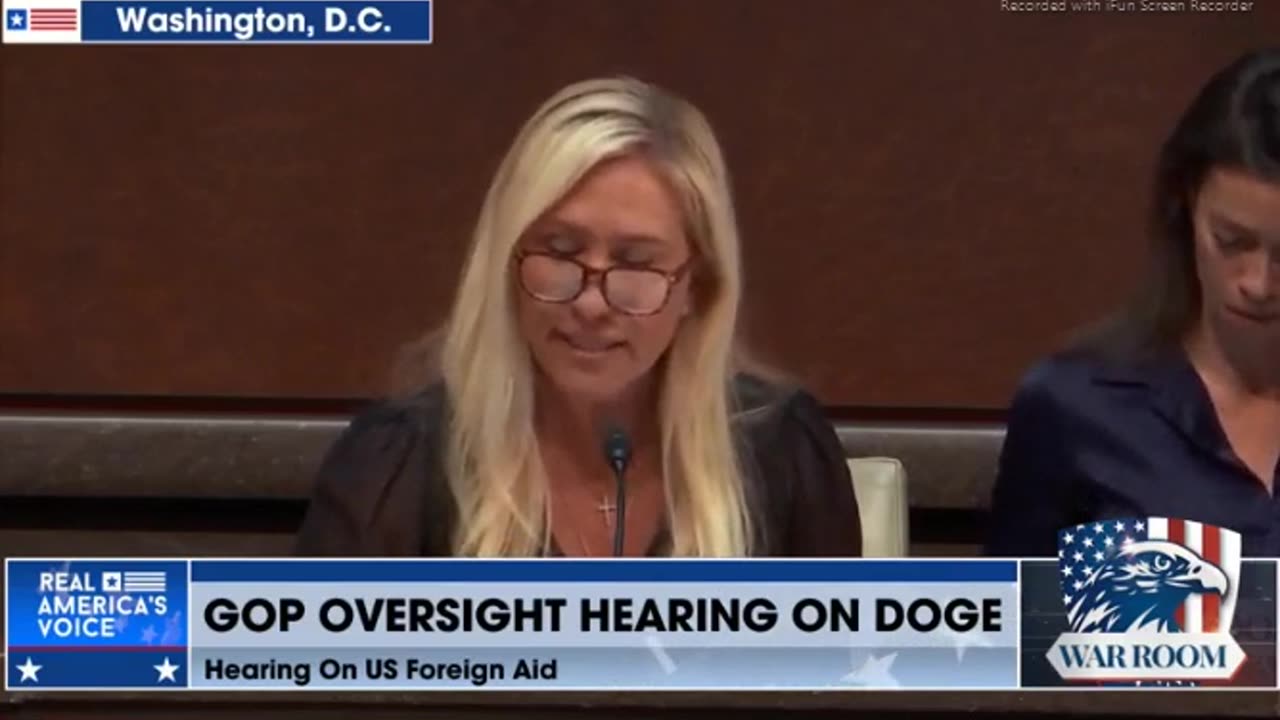 REP MTG EXPOSES OUTRAGEOUS SPENDING AT DOGE HEARING - (IS MAGA GOING ALLOW A BUDGET THAT FUNDS THIS AND MORE ANYWAY? 6 mins.