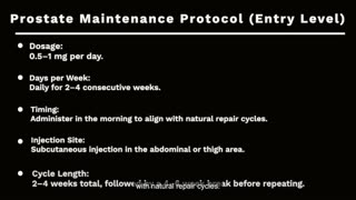 Prostamax Peptide Dosage Protocols Explained (Prostate Health, Inflammation & Male Wellness Guide)
