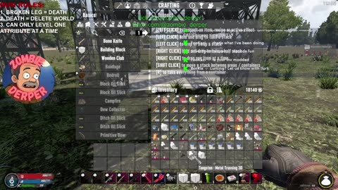 Crayon Eater Builds Real Estate | 7 Days to Die Permadeath