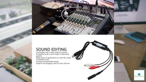 USB Card, Professional Left and Right Channel Stereo Sound Device