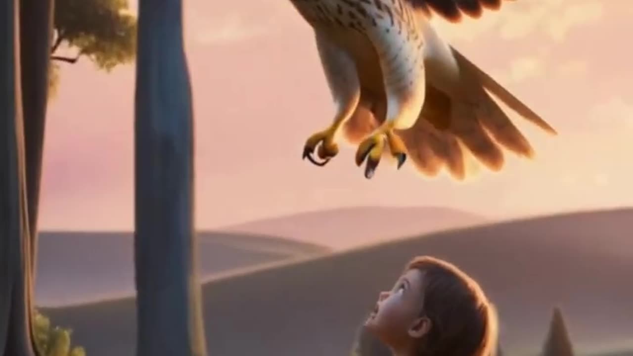 Shocking Moment! Eagle Attacks Kids 😱 | Must Watch Viral Clip #epicmoments