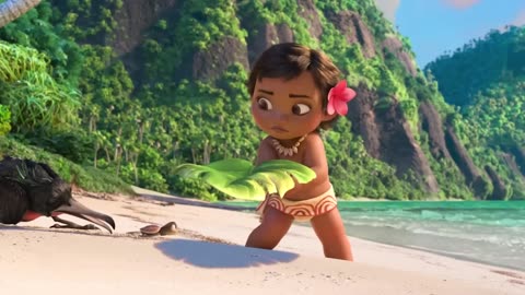 Baby Moana Lends a Helping Hand Moana Disney Princess