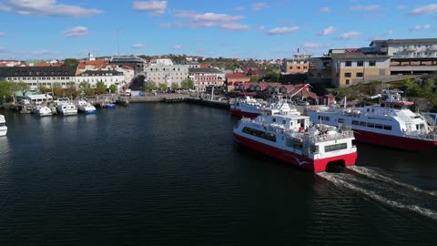 Strömstad på kvällen