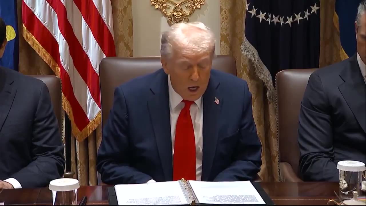 "Last night, we reached a momentous breakthrough in the Middle East"