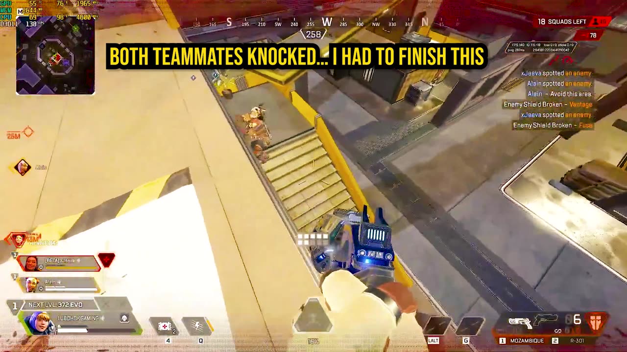 Wattson Clutches a Hot Drop in E District 🔥 | Apex Legends