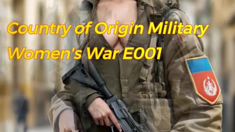 Country of Origin Military Women's War E001