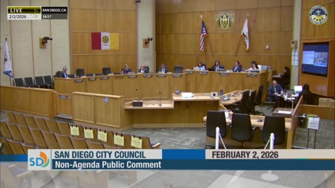 Eye of the STORM LIVE ->San Diego City Council Meeting 02/02/26 Part 3