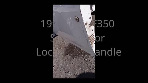 1997 Ford F350 Sticky Door Locks and Handles