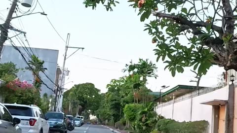 Pleasant Road - Mapangkawanggawa Street in Quezon City in the Philippines