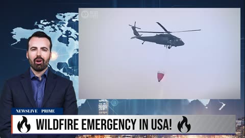 🔥 MASSIVE WILDFIRES FORCE EVACUATIONS IN USA! 🔥